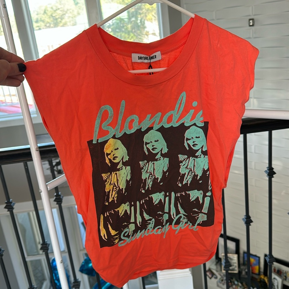 Daydreamer Orange Blondie Muscle Tee